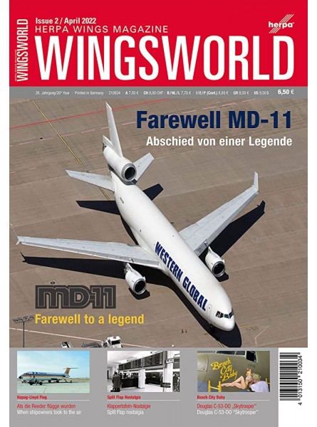 herpa 210034 Zeitschrift WINGSWORLD Wings Magazin über Miniaturmodelle Mehrfarbig - B09YRVX6TM