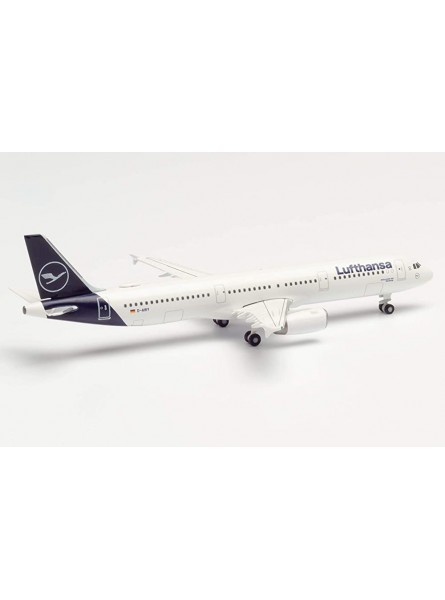 herpa 533621 Other License Lufthansa Airbus A321 Die Maus in Miniatur zum Basteln Sammeln und als Geschenk Mehrfarbig - B07VBFMG2N