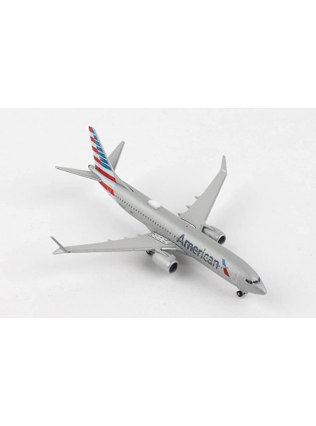 herpa 535199 737MAX8 1 500 American Airlines Boeing 737 Modell Flugzeug Modellbau Miniaturmodelle Sammlerstück grau - B08YZ1S6KN