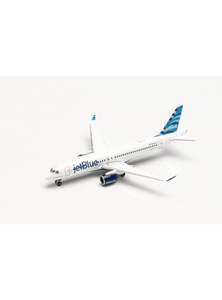 herpa 535298 JetBlue Airbus A220-300 Wings Modell Flugzeug Modellbau Miniaturmodelle Sammlerstück Mehrfarbig - B08YZ125D8