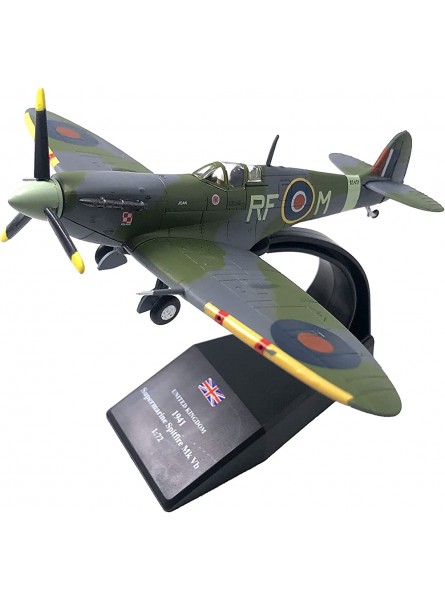 lahomia 1 72 WWII Britisches Spitfire Kampfflugzeug Modell Militärflugzeug Spielzeug Geschenk - B08ZJFNY7G