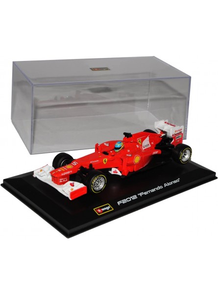 Bburago Ferrari F2012 Nr 5 Fernando Alonso 2012 Formel 1 1 32 Modell Auto mit individiuellem Wunschkennzeichen - B011SH4NZ6