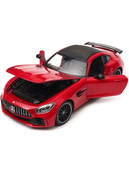 Mercedes Welly 24081 AMG GT R Red with Carbon Top NEX Models 1 24 Diecast Model Car - B08GV5JY18