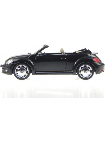 VW Beetle Cabrio schwarz deep black perleffekt Modellauto Schuco 1:43 - B01D6O2GCQ