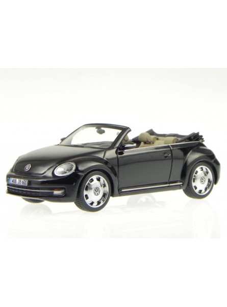 VW Beetle Cabrio schwarz deep black perleffekt Modellauto Schuco 1:43 - B01D6O2GCQ