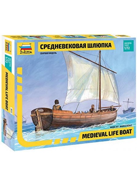 Zvezda 500789033 1:72 Medieval Life Boat - B000K28AR8