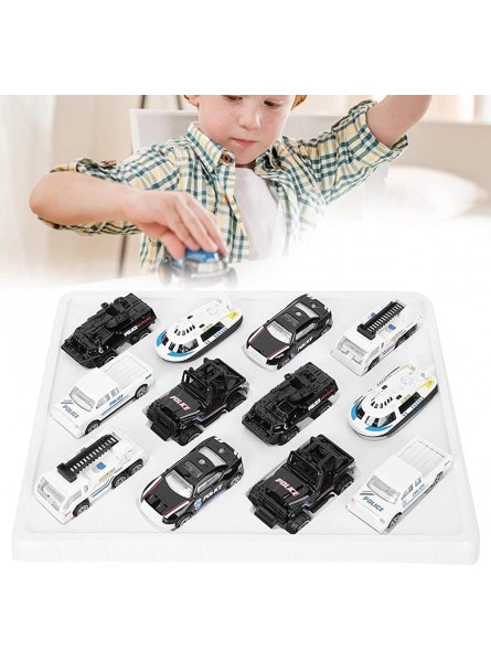 4 verschiedene Typen erhältlich Alloy + Plastic Engineering Automodell keine Batterie zum Spielen für Kinder über 3 Jahre erforderlichPolice car suit - B09534XDNP
