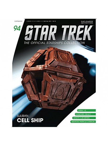 Eaglemoss Star Trek Starships Collection Nº 94 Suliban Cell Ship - B072PQT2J9