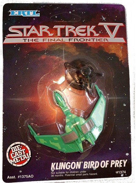 ERTL Star Trek V The FINAL Frontier Klingon Bird of Prey DIECAST Model - B000M1NSJM