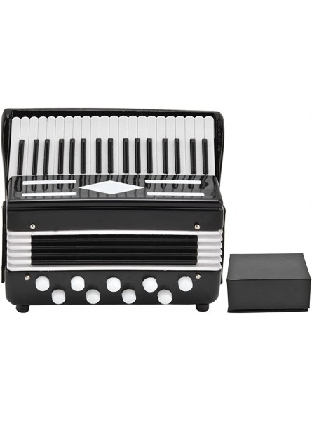 Miniatur-Akkordeon-Modell entzückendes Mini-Musikinstrument für PuppenhausSchwarz - B09MTY7N5G