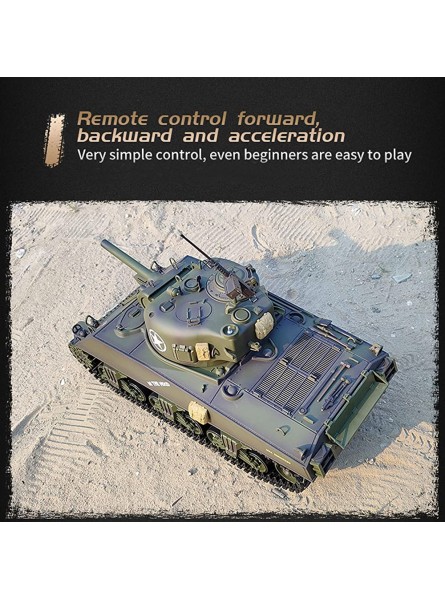 caigou RC Panzer 1 16 Army Tank Spielzeug für Jungen Ferngesteuerte Fahrzeuge Professionelle Version mit Sound Smoke RC Militärspielzeug für Kinder Jungen Mädchen - B0BLSLJGCX