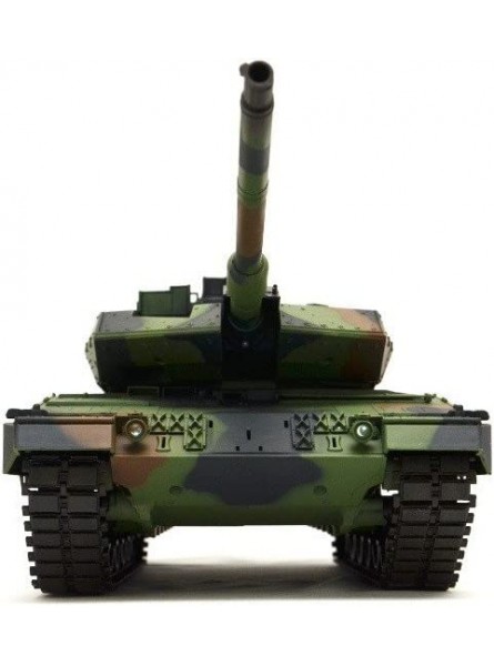 ES-TOYS Ferngesteuerter Panzer mit Schussfunktion German Leopard 2A6 Heng Long 1:16 mit Rauch&Sound und Metallgetriebe -2,4Ghz -V7.0 - B019ITI37K