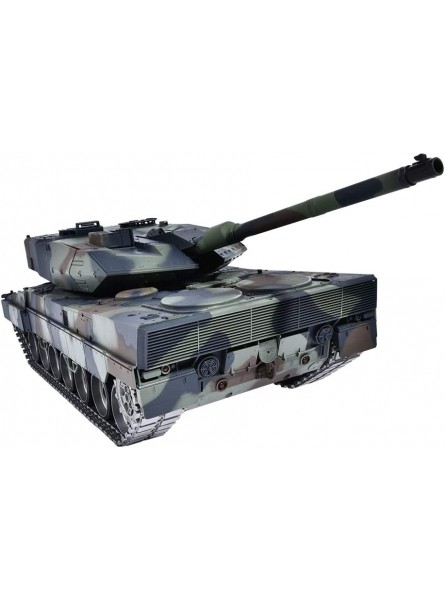 s-idee® 3889-1 Upgrade Version 7 RC Panzer German Leopard 2 A6 RC Kampfpanzer 1:16 - B07WT9DPMQ