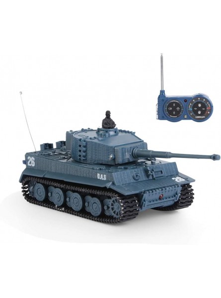 VGEBY1 RC Panzer Spielzeug 1 72 Skala 4 Kanäle Hoch Simulierte Fernbedienung Mini Panzer Spielzeug für Kinder Geschenk - B07WRNM3D6