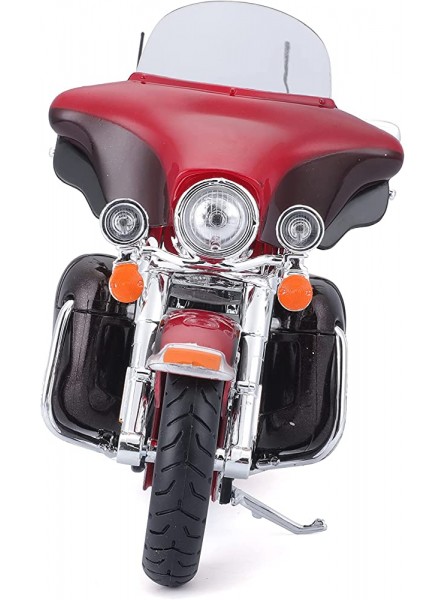 Bauer Spielwaren 2049729 Maisto Harley-Davidson FLHTK Electra Glide Ultra Limited ´13: Motorradmodell 1:12 mit Lenkung beweglichem Ständer und frei rollenden Rädern 17 cm rot 532323 - B00K0CSR9Y
