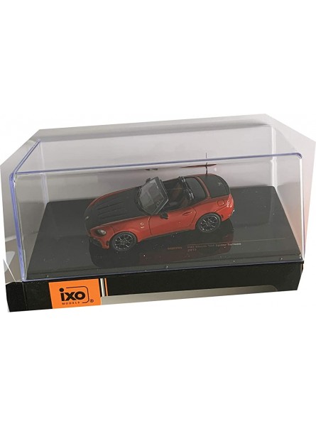 Ixo MOC295 kompatibel mit FIAT Abarth 124 Spider Turismo rot Maßstab 1:43 Modellauto - B07VFX13QV