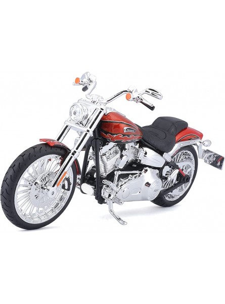 Maisto Harley-Davidson CVO Breakout ´14: Motorradmodell 1:12 mit Lenkung beweglichem Ständer und frei rollenden Rädern 17 cm orange 532327 - B016URX1BG