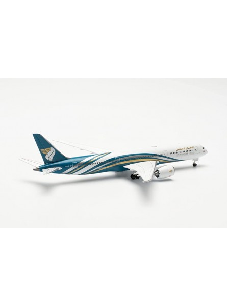 herpa 535823 Oman Air Boeing 787-9 Dreamliner – A4O-SF Modell Flugzeug Modellbau Miniaturmodelle Sammlerstück Mehrfarbig - B09Q3JN4HB