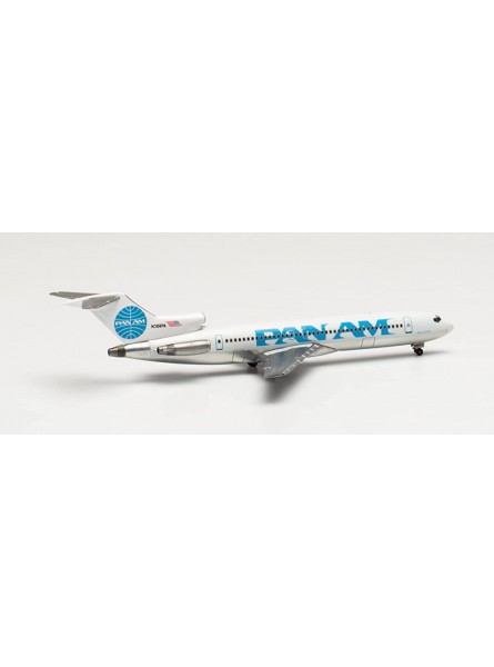 herpa 535885 Luftfahrtgeschichte Boeing 727-200-Last Pan Am Flight Modell Flugzeug Modellbau Miniaturmodelle Sammlerstück Mehrfarbig - B09Q3J3DM5
