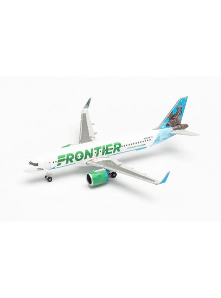 herpa Frontier Airlines Airbus a320neo n301fr „Wilbur The Whitetail“ - B08LQCZ5VR