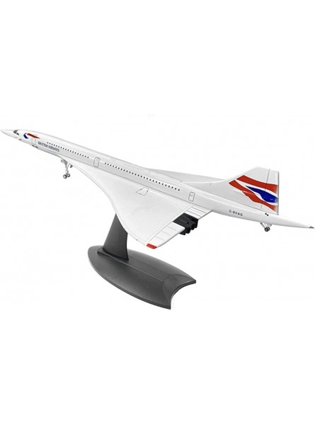 LOLAY 1 200 Concorde ÜBerschall Passagier Flugzeug British Atemweg Modell für Statik Display Sammlung - B0BD39YZ7N