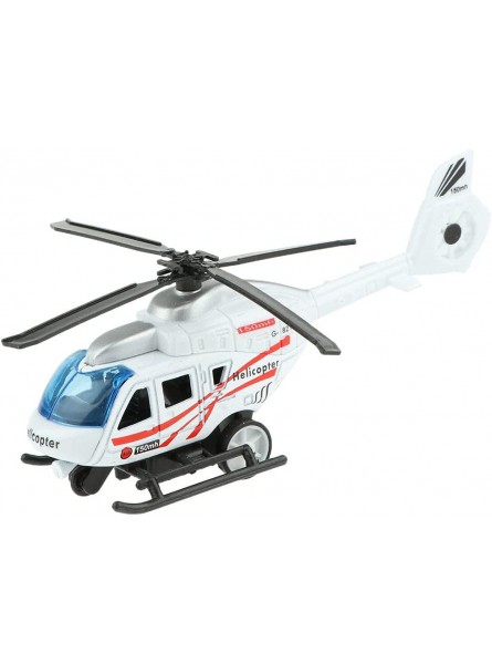 SM SunniMix 1:43 Legierung Druckguss Fahrzeug Modell Hubschrauber Sammlung Modell Kinder Spielzeug Geschenk  Weiß - B07PRKTDTZ