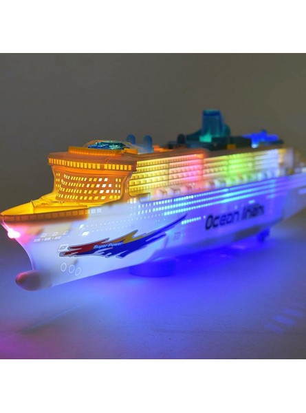 Amagogo Elektrisches Ozeandampfer Spielzeug mit Blinkenden Lichtern Und Soundeffekten - B09D2Z2HMP