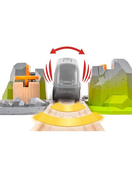 BRIO 33965 Smart Tech Sound Abenteuer-Bahnübergang Kompatibel mit der Smart Tech Sound Reihe von BRIO Interaktives Spielzeug empfohlen ab 3 Jahren - B09DGP2Z5N