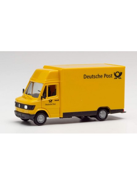 herpa 94207 – Mercedes 207D Post Fahrzeug Kögel Deutsche Post Cars Gelber Miniatur Sprinter Modellbau Miniaturmodelle Sammlerstück Kunststoff Maßstab 1:87 - B07JX6RCW6