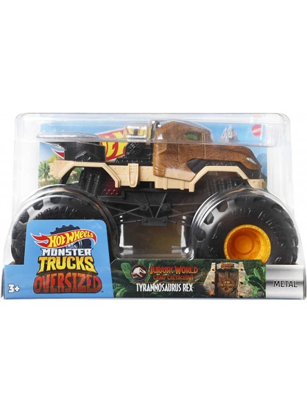 Hot Wheels GWK96 Monster Trucks 1:24 Die-Cast großer Spielzeug-Truck mit riesigen Rädern Autospielzeug für Kinder ab 3 Jahren tolles Geburtstagsgeschenk - B08J5S15Q1
