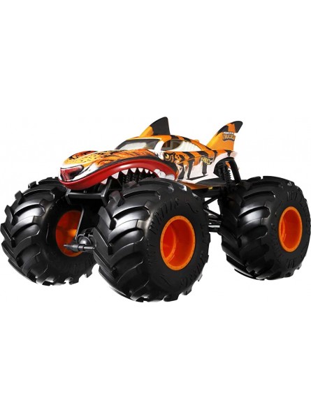 Hot Wheels GWL14 Monster Trucks 1:24 Die-Cast Sortiment großer Spielzeug-Truck mit RIESIGEN Rädern für verrückte Crashs Spielzeug Auto für Kinder ab 3 Jahren - B08J4GDX3M
