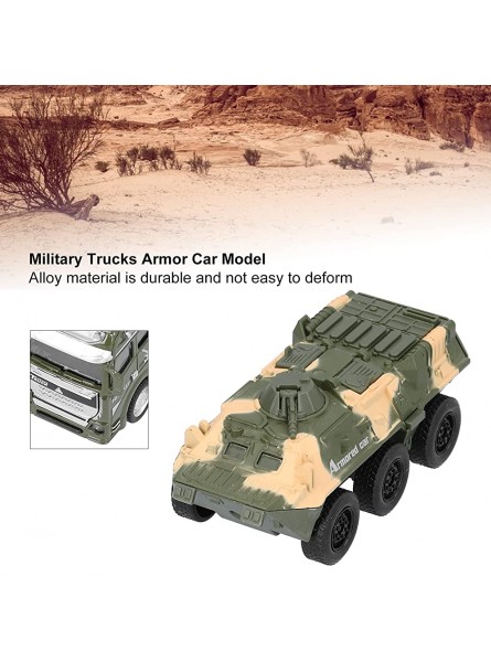 Militär-LKW-Modell Interesse wecken Geeignete Größe Simulation Militär-LKW Mehrzweck für Zuhause für GeschenkeArmeegrün - B0B5ZMSVPH