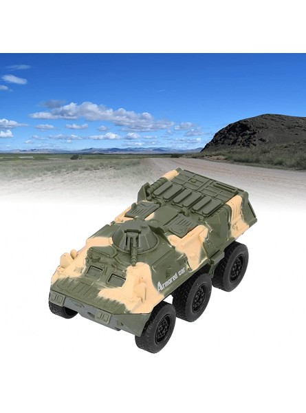 Militär-LKW-Modell Interesse wecken Geeignete Größe Simulation Militär-LKW Mehrzweck für Zuhause für GeschenkeArmeegrün - B0B5ZMSVPH