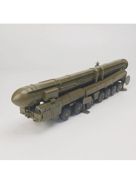 ONEJIA Kunststoff RT-2PM2 Maßstab 1:72 Russische Raketenwerfer Fahrzeug unmontiert Modell Simulation Fahrzeugmodell zur Sammlung - B0BK8DMB8S