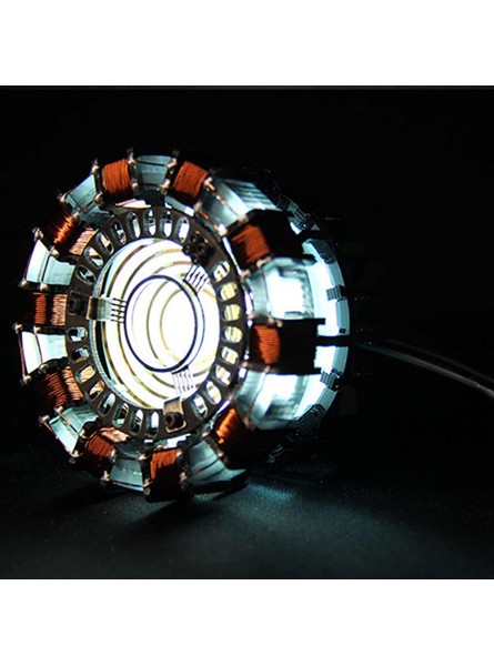 Avengers Iron Man Mk1 Mk2 Arc Reactor Tony Stark Herz von Mark Figur LED-Licht Modell Brustlampe 1: 1 Cosplay Spielzeug,MK2 - B0BCQ5B4GF