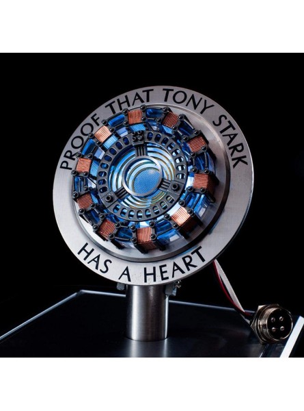 Die erste Generation Iron Man Arc Reaktor Brust Lampe Legierung Reaktor Modell Spielzeug Hobby Sammlung Freund Geschenk MK1 - B082VCVDJF