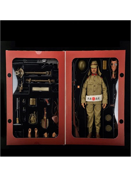 YZDKJDZ Soldaten Actionfiguren 12 Zoll WW2 Japanische Soldaten Figur Modell Mit Zubehör Set Sammlung DIY Spielzeug Für Erwachsene Für Sammlung Und Dekoration - B097N11BM1