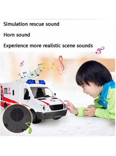 WANIYA1 Fernbedienung Ambulanz Wireless RC Polizeiauto Kinder Electric Doctor Krankenwagen Simulation Sound Beleuchtung 1:18 Spielzeug Modell RC Auto Für Jungen Kinder und Erwachsene Spielzeug Geschen - B0977FL6DL