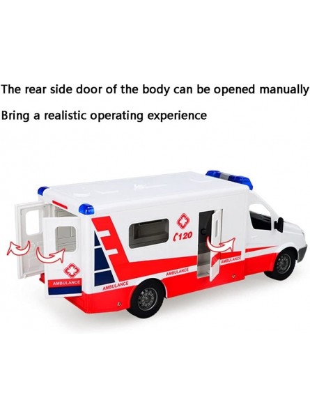 WANIYA1 Fernbedienung Ambulanz Wireless RC Polizeiauto Kinder Electric Doctor Krankenwagen Simulation Sound Beleuchtung 1:18 Spielzeug Modell RC Auto Für Jungen Kinder und Erwachsene Spielzeug Geschen - B0977FL6DL