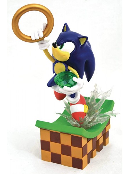 Diamond Select Toys Sonic The Hedgehog: Sonic PVC Statue DEC192345 - B082TJXB5P