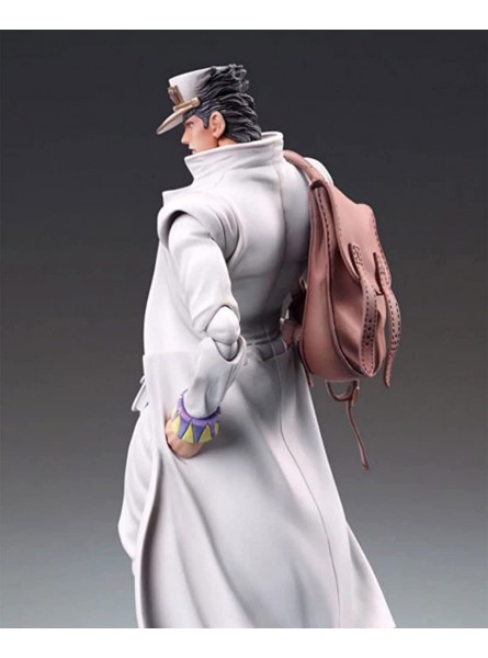 Tongyundacheng Anime-Charakter-Modell Kujo Jotaro Actionfigur mit Zubehör bewegliche Statue Sammlerstücke 17 cm PVC-Modelldekorationen Desktop-Ornamente - B09P4XWKFD