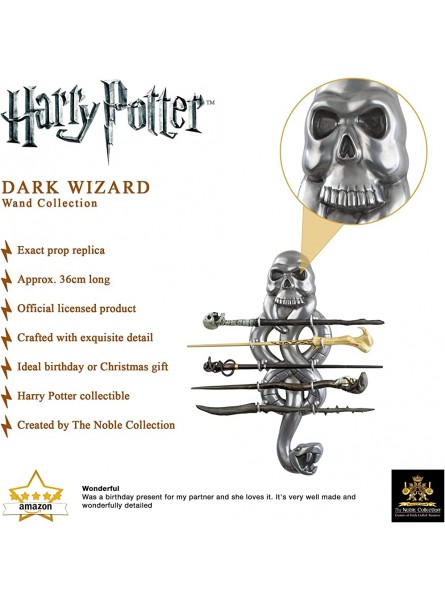 Die Edle Kollektion Dark Wizard Zauberstab Set - B07ZRYCMND