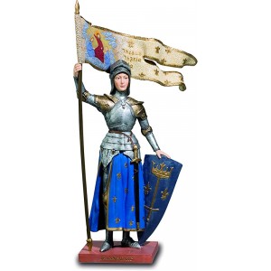 Katerina prestige Reproduktion Jeanne d'Arc mit OriFlamme 21,5 7 7 cm - B08NDWS113
