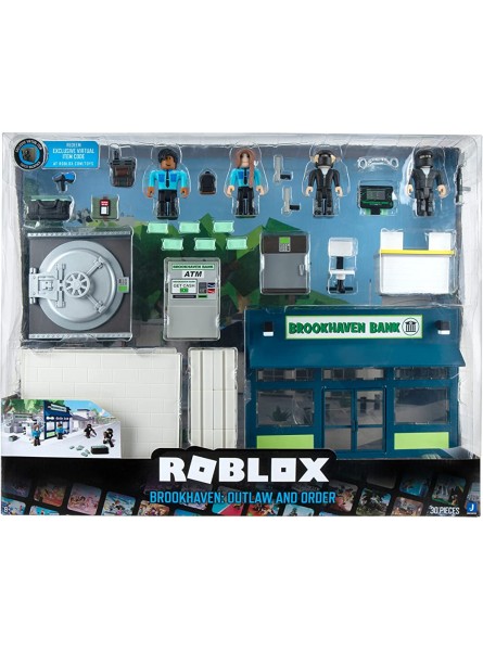 Roblox ROB0689 Deluxe Spielset Brookhaven: Outlaw and Order Spielset mit exklusivem Spielcode ab 6 Jahren - B0B6Q4D5QC