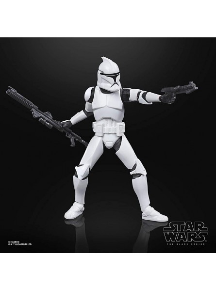 Star Wars The Black Series Phase I Clone Trooper Spielzeug 15,2 cm Maßstab The Clone Wars Sammelfigur für Kinder ab 4 Jahren - B083ZZHLR7