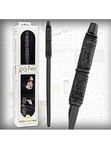 The Noble Collection France Harry Potter Severus Snape's Wand with 3D Bookmark - B07T5SK574