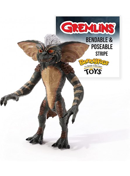 The Noble Collection Gremlins Stripe Bendyfig - B09CDS1LCS