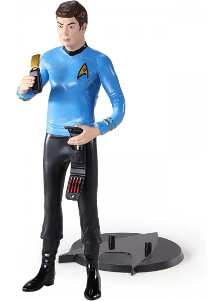 The Noble Collection Star Trek: The Original Series Bendyfigs Doctor McCoy Noble Toys 19cm Bendable Posable Collectible Doll Figure with Stand and Mini Accessories - B08NTH49NN