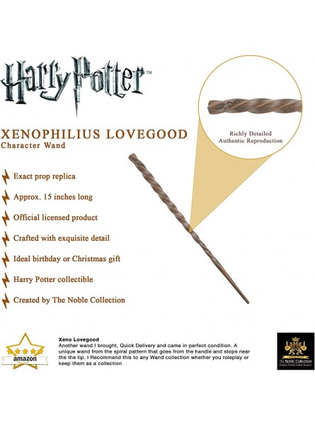 The Noble Collection Xenophilius Lovegood Zauberstab - B004CY8JY4