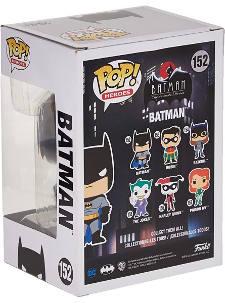 Funko 11570 POP Vinylfigur: DC Animated: BTAS Batman Multi Einheitsgröße - B01LEJAYIS